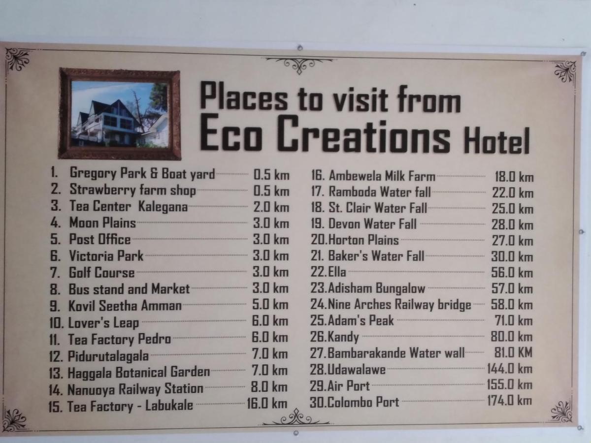 Eco Creations Nuwaraeliya Hotel Nuwara Eliya Buitenkant foto